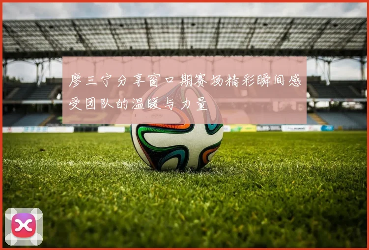 廖三宁分享窗口期赛场精彩瞬间感受团队的温暖与力量