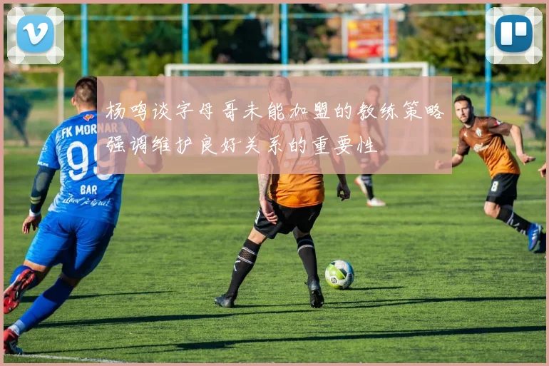 杨鸣谈字母哥未能加盟的教练策略强调维护良好关系的重要性